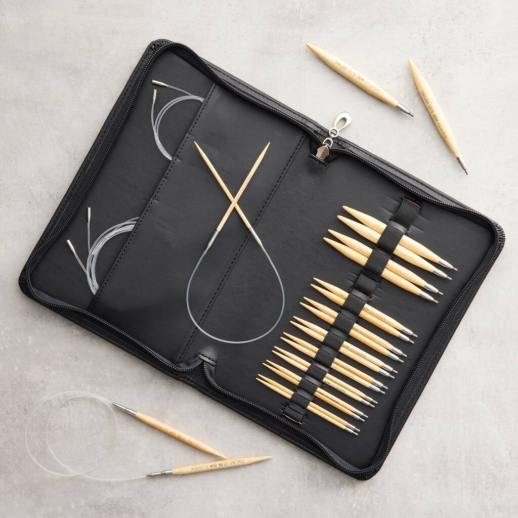 Clover Interchangeable Circular Knitting Needles Takumi Combo Set
